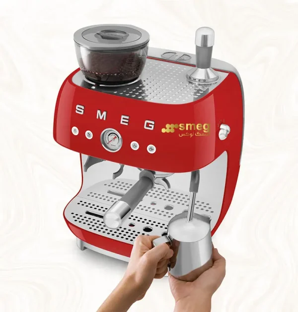 قیمت دستگاه اسپرسو دستی قهوه ساز مدل EGF03RDEU براق